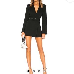 REVOLVE NBD Your Time is Up Black Blazer Dress XS
